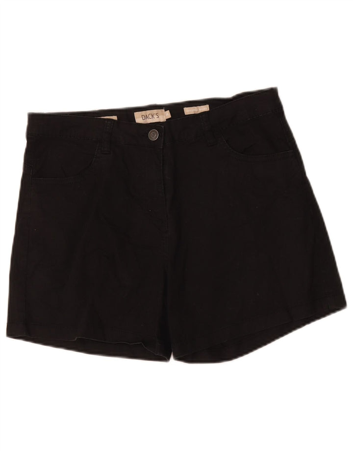 Dack's γυναικείο ψηλόμεσο casual σορτς IT 44 Medium W32 μαύρο βαμβακερό