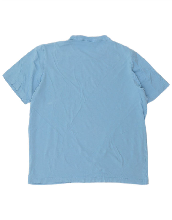Ανδρικό T-Shirt Adidas Top μεγάλο μπλε βαμβακερό
