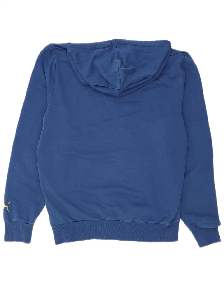 Ανδρικά γραφικά κουκούλα PUMA Μικρό Μπλε
