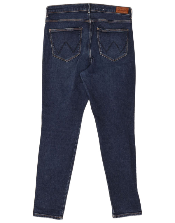 Wrangler Γυναικείο Ψηλό Skinny Jeans W34 L28 Μπλε βαμβακερό