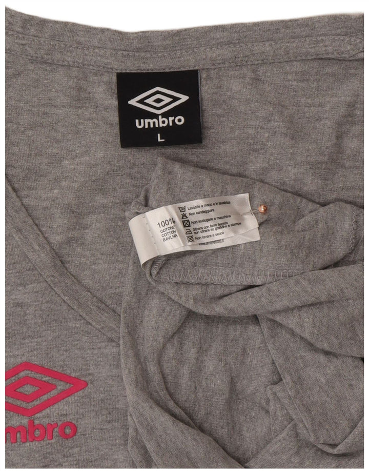 UMBRO Γυναικείο Γιλέκο UK 14 Μεγάλο Βαμβακερό Γκρι