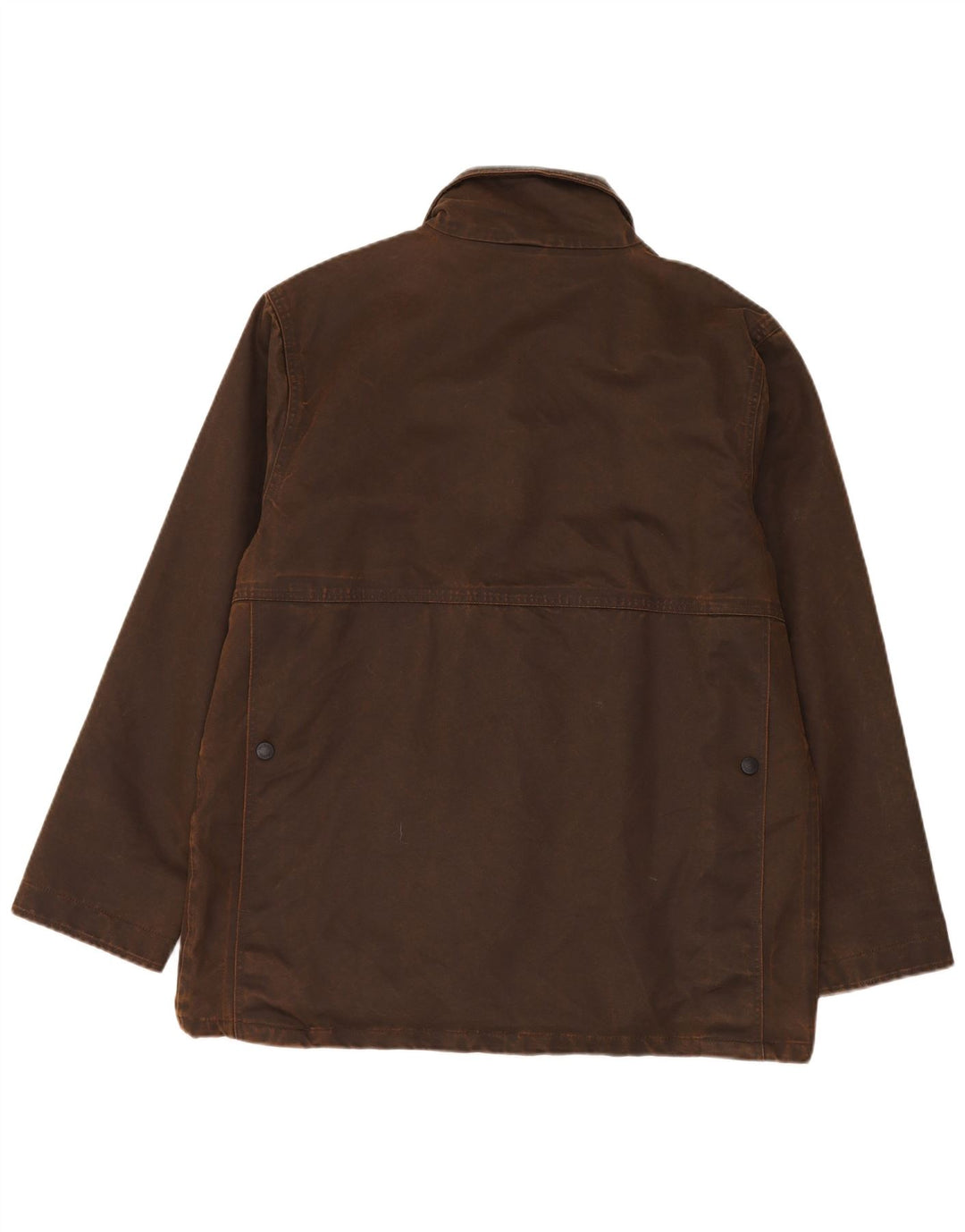 Verney Carron Ανδρικό κερωμένο βαμβακερό μπουφάν UK 40 Large Brown Πολυεστέρας