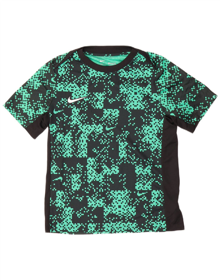 Ανδρικό μπλουζάκι Nike Dri Fit Abstract Pattern T-shirt με μεσαίο πράσινο πολυεστέρα