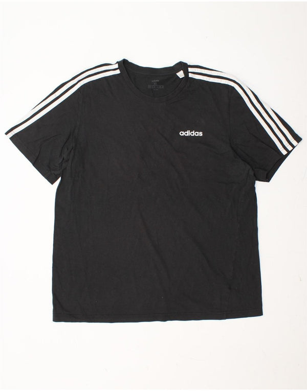 Ανδρικό T-Shirt ADIDAS Top XL Μαύρο βαμβακερό