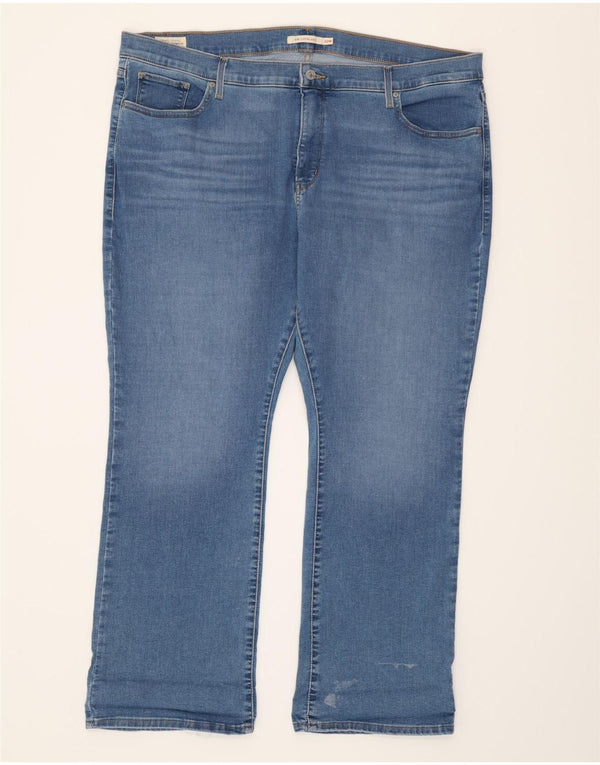 Levi's Womens 315 Shaping Bootcut Jeans US 22 3XL W44 L30 Μπλε βαμβακερό
