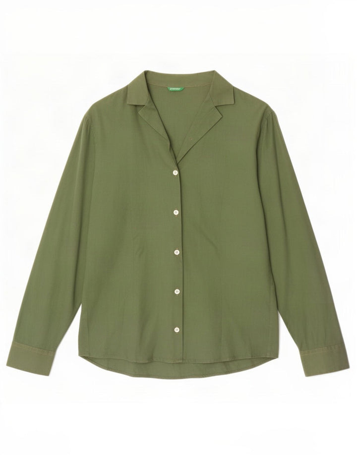 Γυναικείο πουκάμισο Benetton UK 12 Medium Green