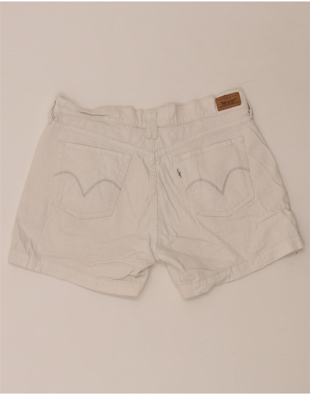 Γυναικείο 515 τζιν σορτς LEVI'S US 8 Medium W30 Λευκό βαμβακερό