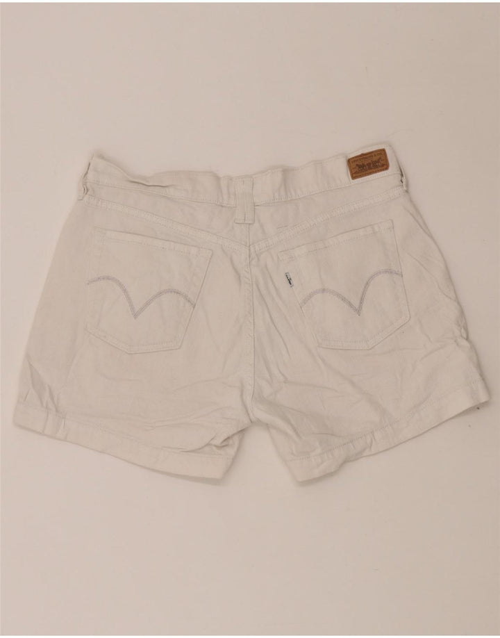 Γυναικείο 515 τζιν σορτς LEVI'S US 8 Medium W30 Λευκό βαμβακερό