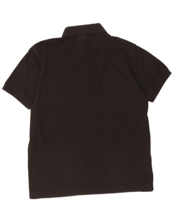 Lacoste Mens Classic Fit Polo Shirt Size 4 Medium Black Cotton