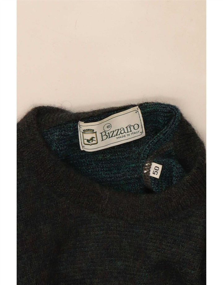 Ανδρικό πουλόβερ Bizzarro Graphic Crew Neck Jumper IT 50 μεσαίο πράσινο μαλλί