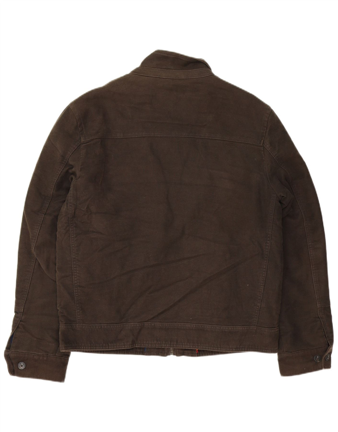 MARKS & SPENCER Ανδρικό Bomber Jacket UK 38 Μεσαίο Καφέ Βαμβακερό