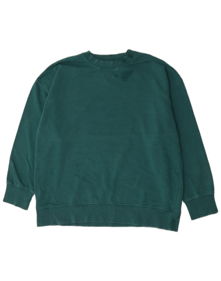 Ανδρικό φούτερ Zara Jumper Μεσαίο πράσινο βαμβακερό