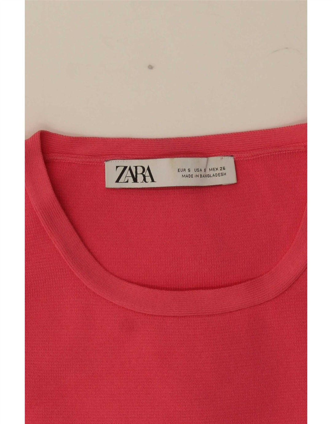Zara Γυναικείο Γιλέκο Crop Top UK 8 Small Pink