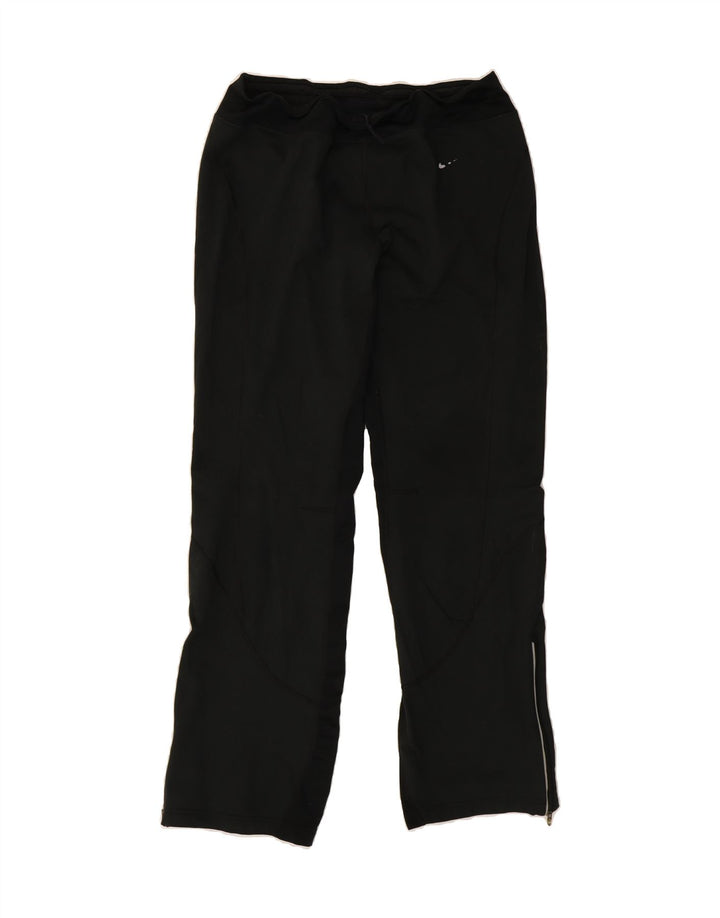 NIKE Womens Tracksuit Trousers US 12/14 Large  Black Polyester Vintage Nike and Second-Hand Nike from Messina Hembry 