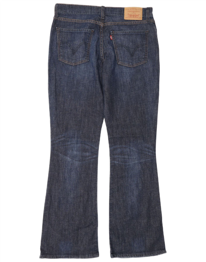 Levi's Womens 10529 Bootcut Jeans W33 L32 Navy Blue Cotton