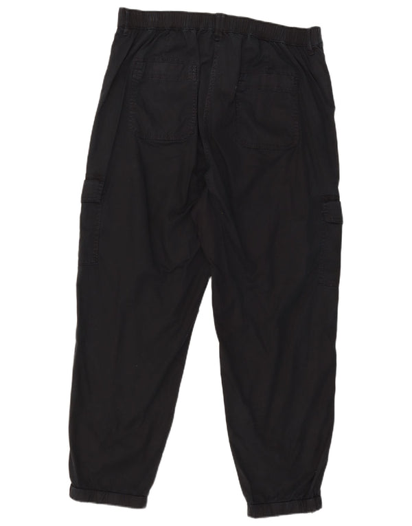 Marks & Spencer Womens Joggers Cargo Παντελόνι UK 16 Large W34 L26 Navy Blue