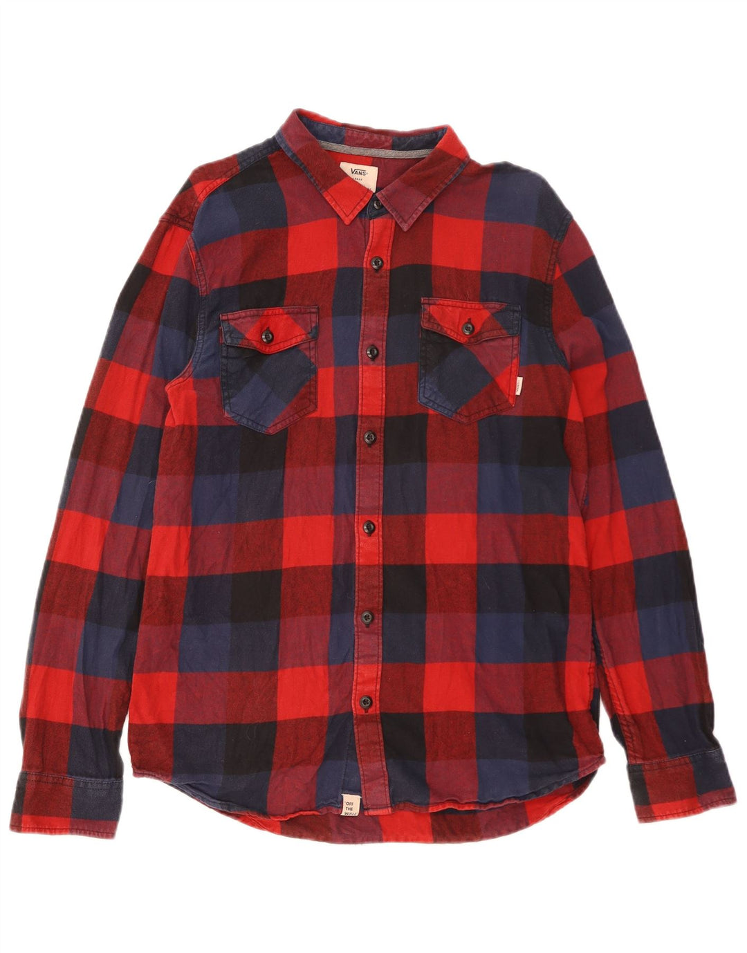 Ανδρικό πουκάμισο Vans Tailored Fit Tailored Fit Flannel πουκάμισο μεγάλο κόκκινο καρό