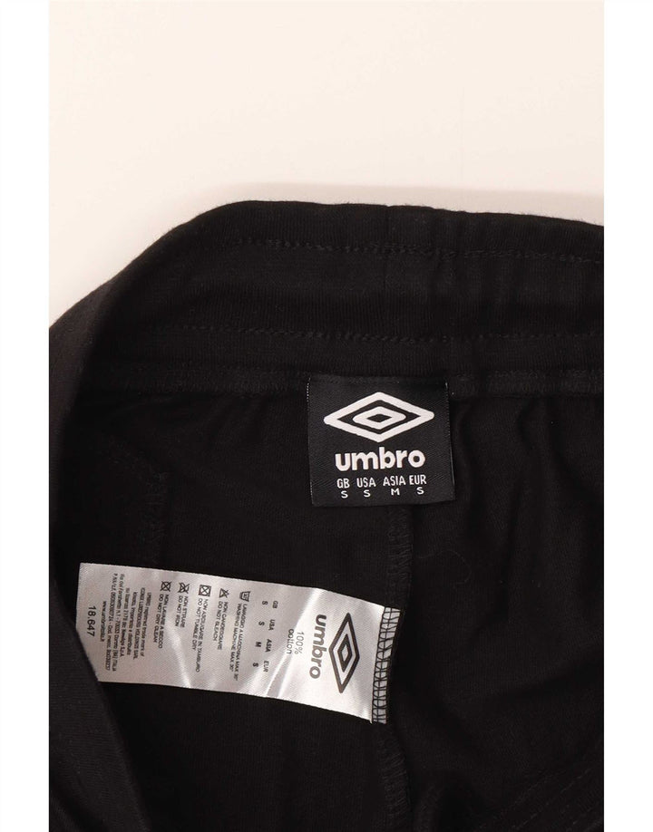 Ανδρικό αθλητικό σορτς Umbro μικρό μαύρο βαμβακερό