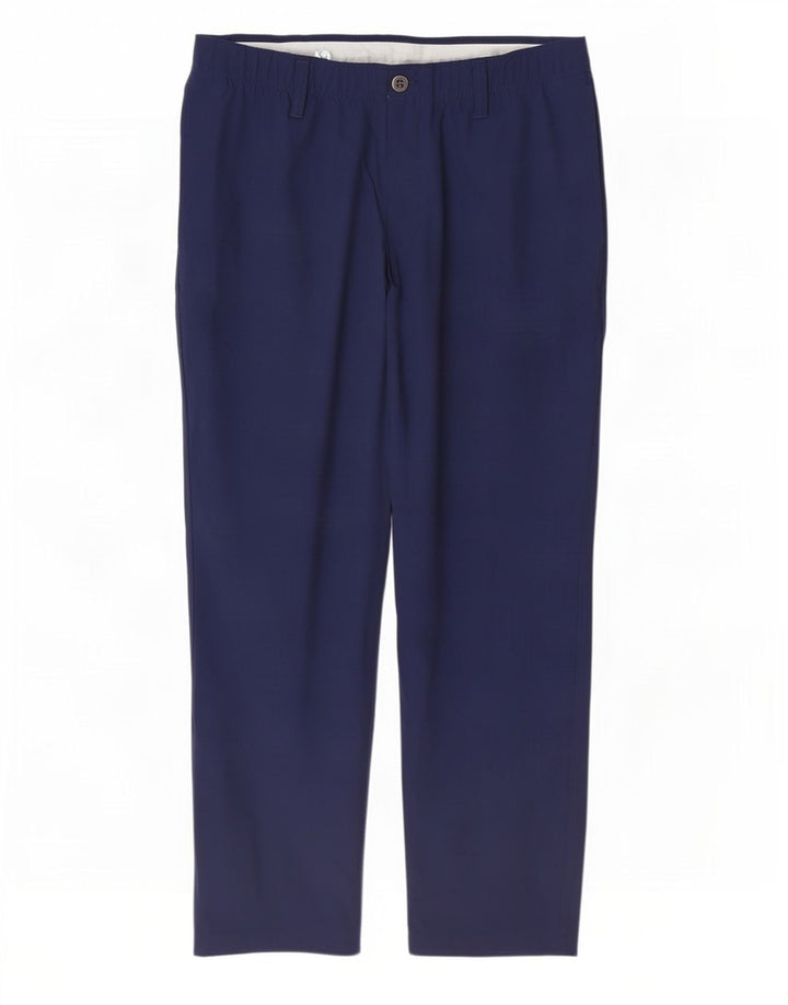 Under Armour Ανδρικό Slim Chino Παντελόνι W36 L30 Navy Blue Polyester