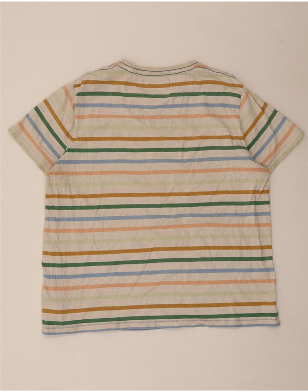 Ανδρικό T-Shirt Fat Face Top 2XL Πολύχρωμο ριγέ βαμβακερό