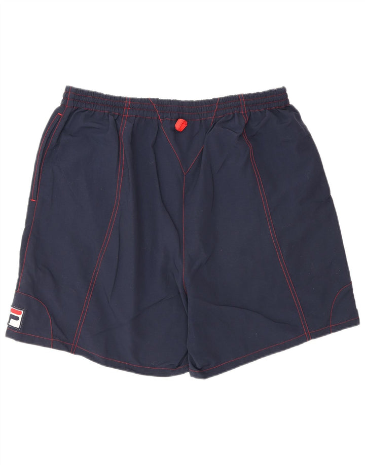 Ανδρικό αθλητικό σορτς Fila XL Navy Blue Nylon