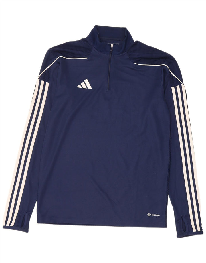 Adidas Ανδρική φόρμα πουλόβερ Aeroready Slim Fit Top Small Navy Blue