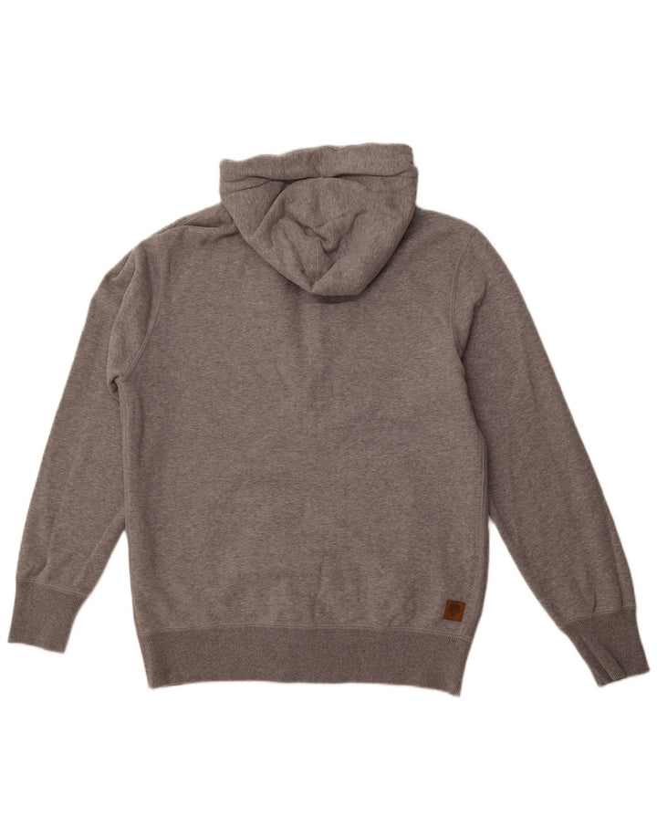 Ανδρικό πουλόβερ με κουκούλα με φερμουάρ PUMA μεσαίο βαμβακερό γκρι