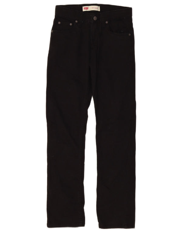 LEVI'S Boys 511 Slim Jeans 13-14 Years W27 L29 Black Cotton