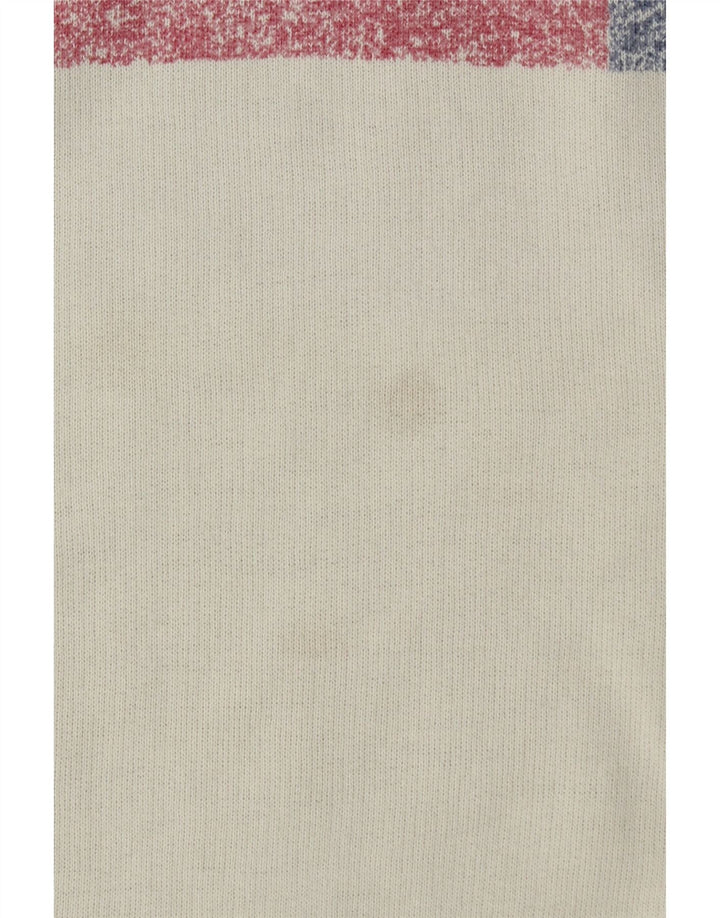 Ανδρικό αμάνικο φούτερ Sergio Tacchini Jumper σε μεγάλο λευκό χρώμα