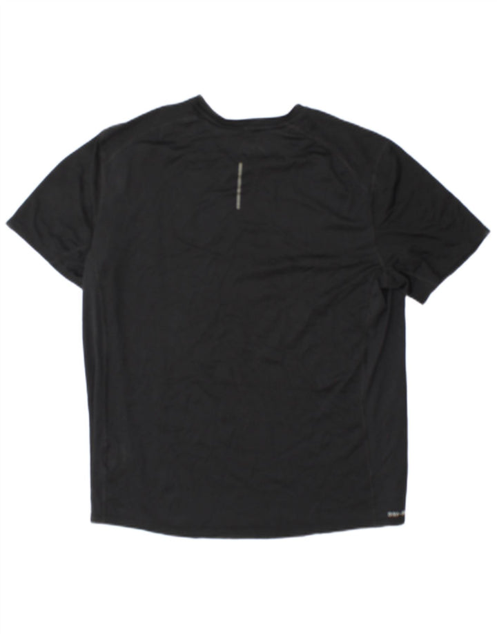 Ανδρικό T-shirt Nike Dri Fit Top Large Μαύρο Πολυεστέρας