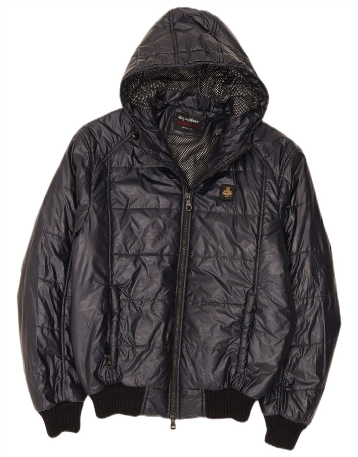 Refrigiwear Ανδρικό μπουφάν με κουκούλα Bomber IT 50 Large Navy Blue Modern