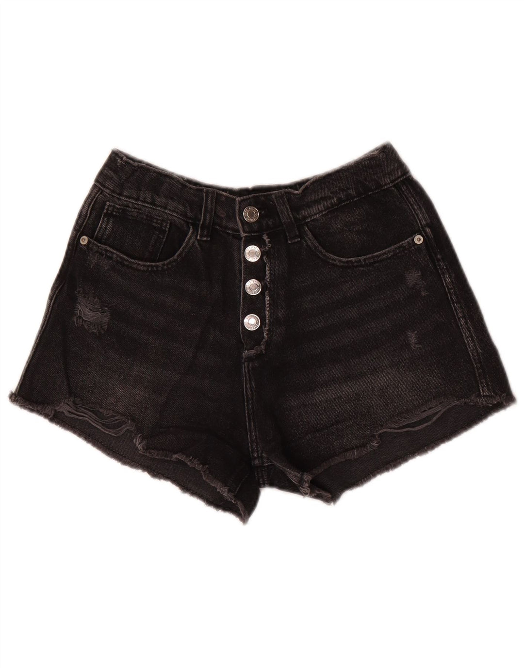 Τζιν σορτς ZARA Girls Distressed 9-10 ετών W24 Γκρι