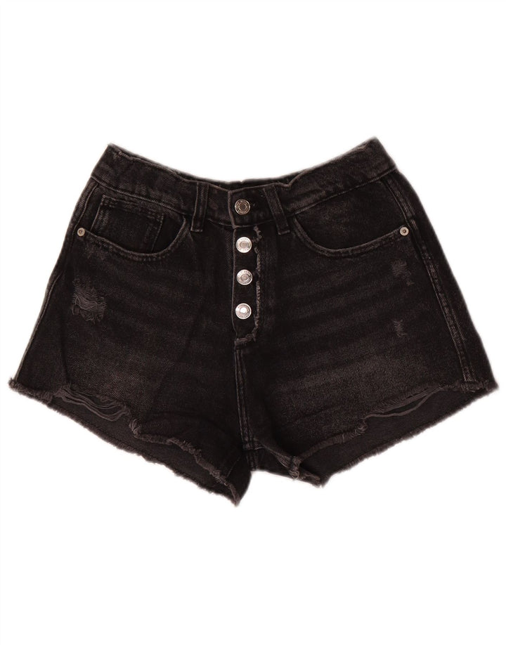 Τζιν σορτς ZARA Girls Distressed 9-10 ετών W24 Γκρι