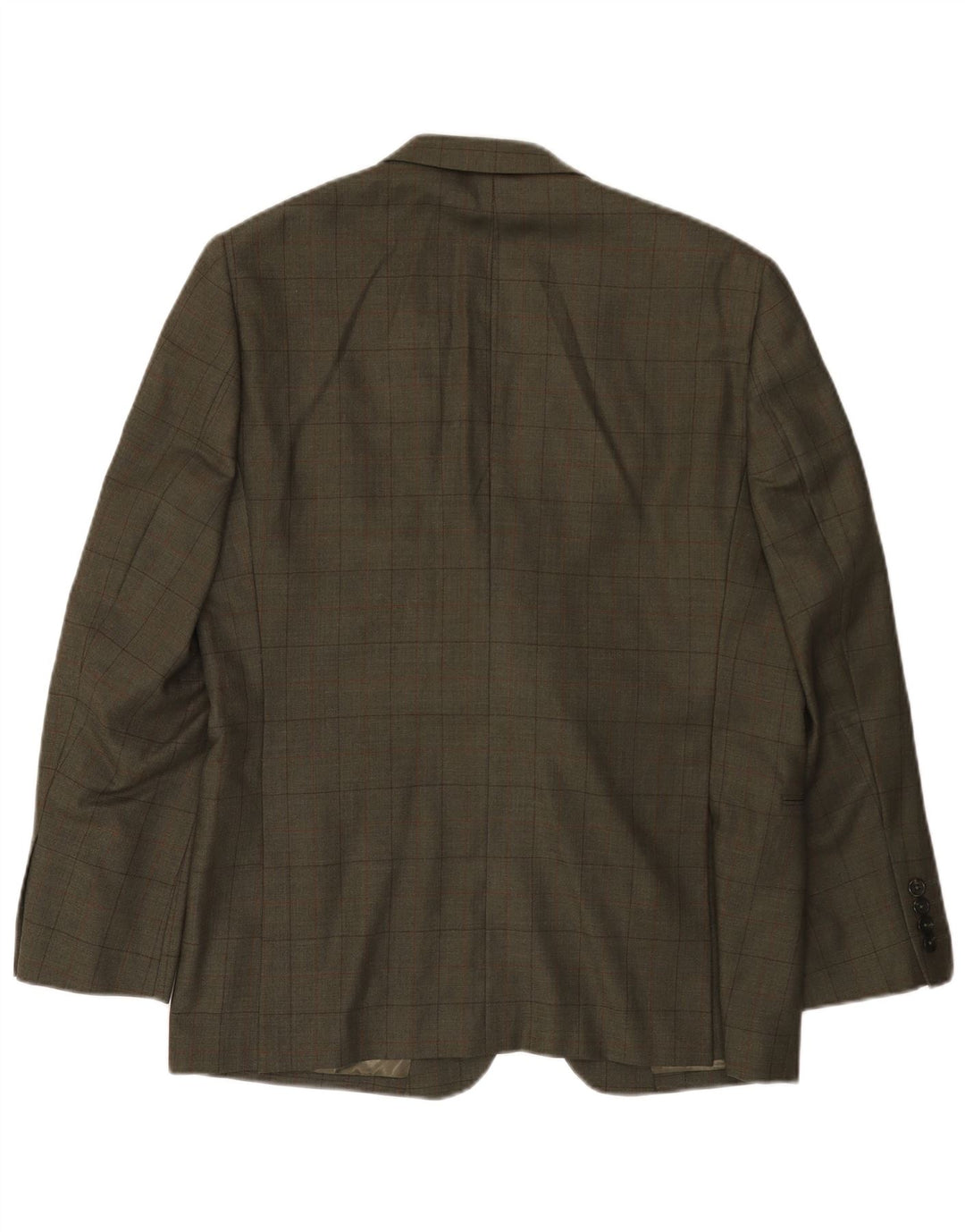 JAEGER Ανδρικό σακάκι σακάκι με 2 κουμπιά UK 42 XL Χακί μαλλί