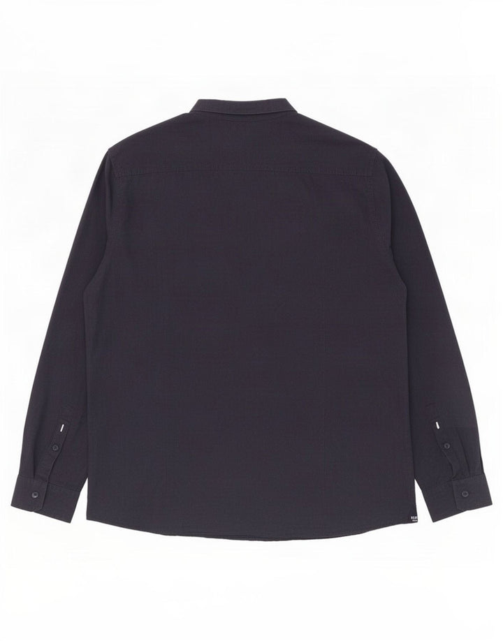 Ανδρικό πουκάμισο Joop XL Navy Blue λινό