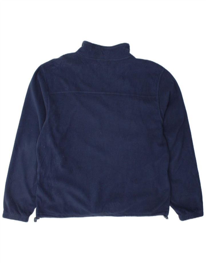 Ellesse Ανδρικό Fleece Jacket UK 40 Large Navy Blue Polyester
