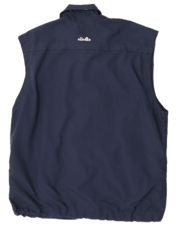 Ανδρική Αμάνικη αθλητική φόρμα Ellesse Top Jacket IT 52 Large Navy Blue