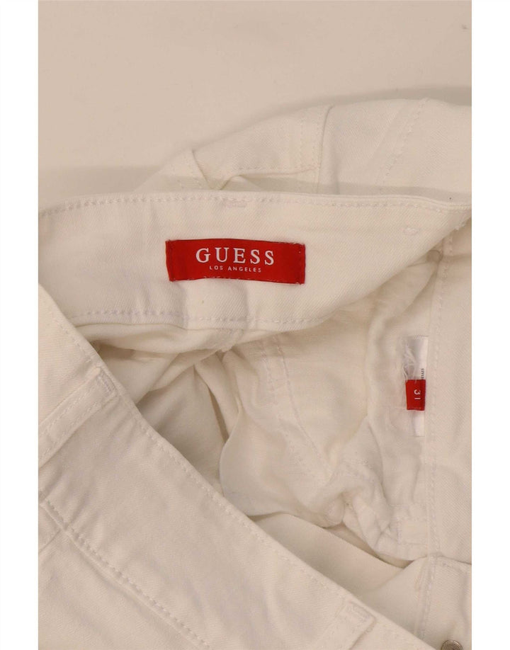 Guess Γυναικείο Slim Jeans W31 L32 Λευκό