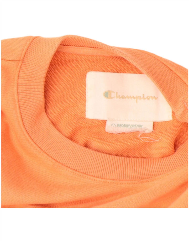 Champion Γυναικεία Φούτερ Jumper UK 14 Medium Orange Cotton