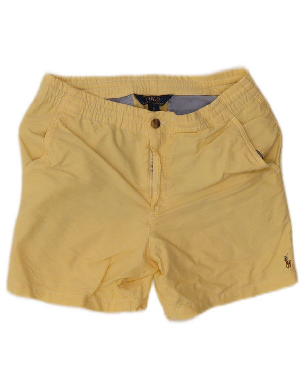 Polo Ralph Lauren Boys Chino σορτς 15-16 ετών W28 κίτρινο βαμβακερό
