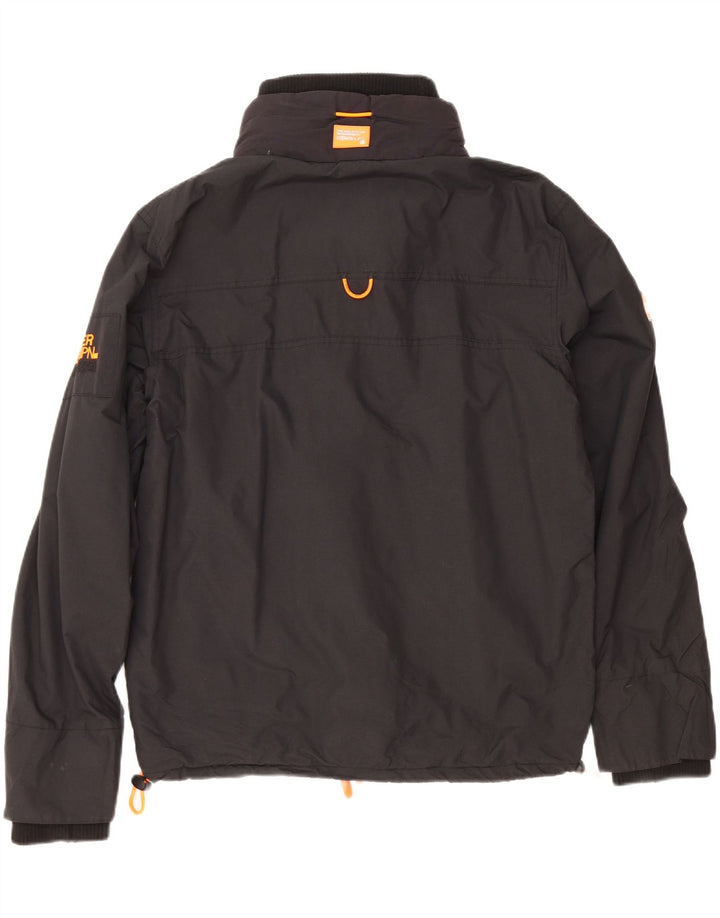 Superdry Γυναικείο Αντιανεμικό Μπουφάν UK 16 Large Black Nylon