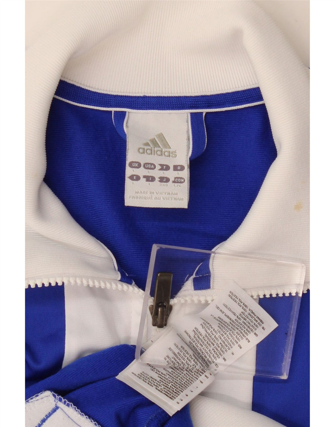 Ανδρική φόρμα Adidas Top Jacket Large Blue Colourblock Polyester