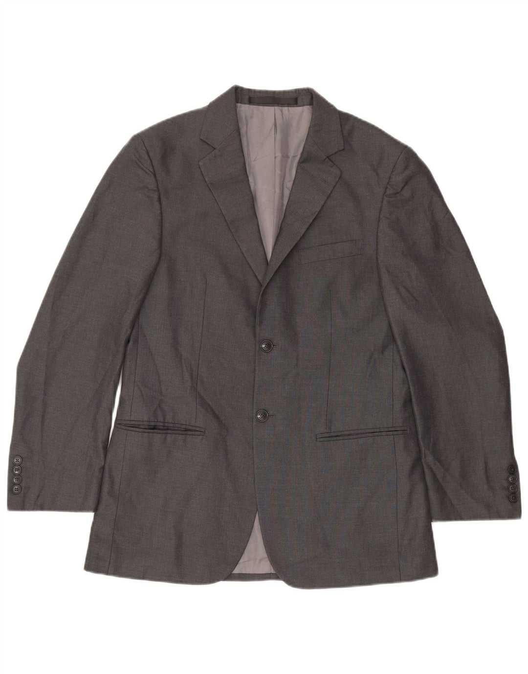 Marks & Spencer Ανδρικό σακάκι με 2 κουμπιά σακάκι UK 38 Medium Grey Polyester