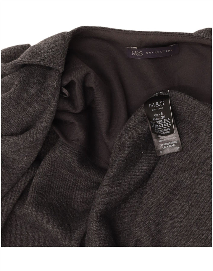 MARKS & SPENCER Γυναικείο Αμάνικο Ζακέτα UK 8 Small Grey
