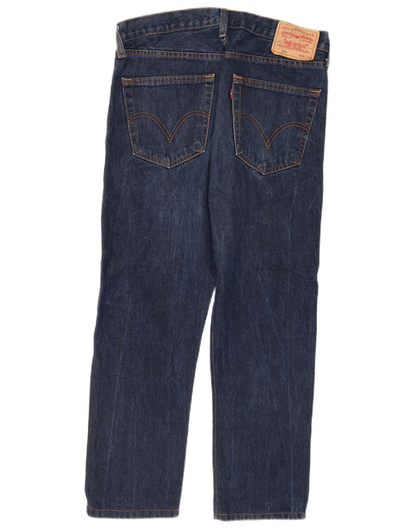 Levi's Mens 751 Cropped Straight Jeans W36 L25 Navy Blue