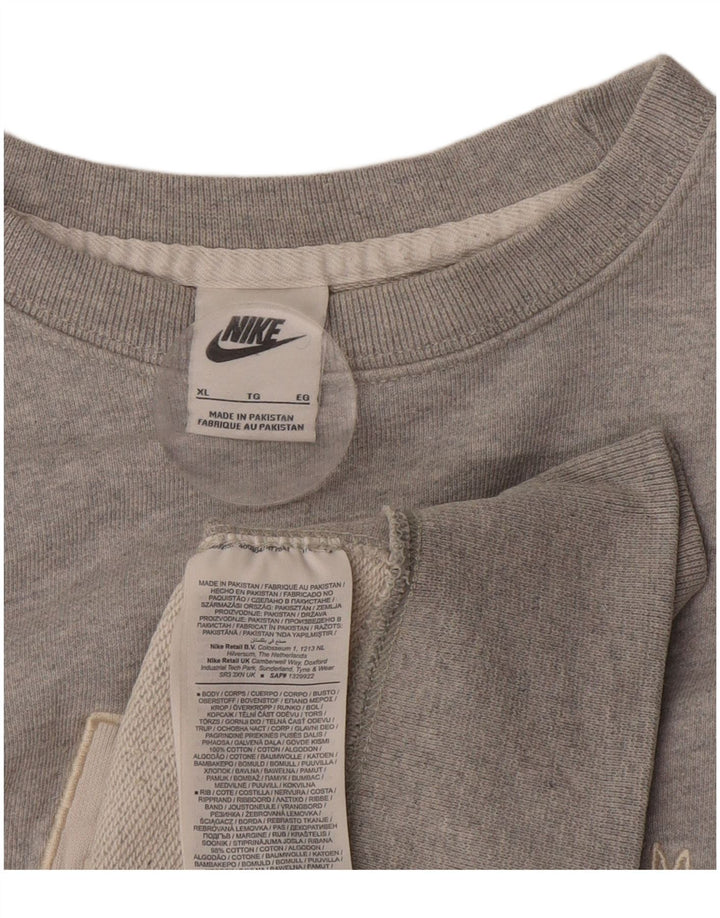 Ανδρικό γραφικό φούτερ Nike Jumper XL Γκρι βαμβακερό