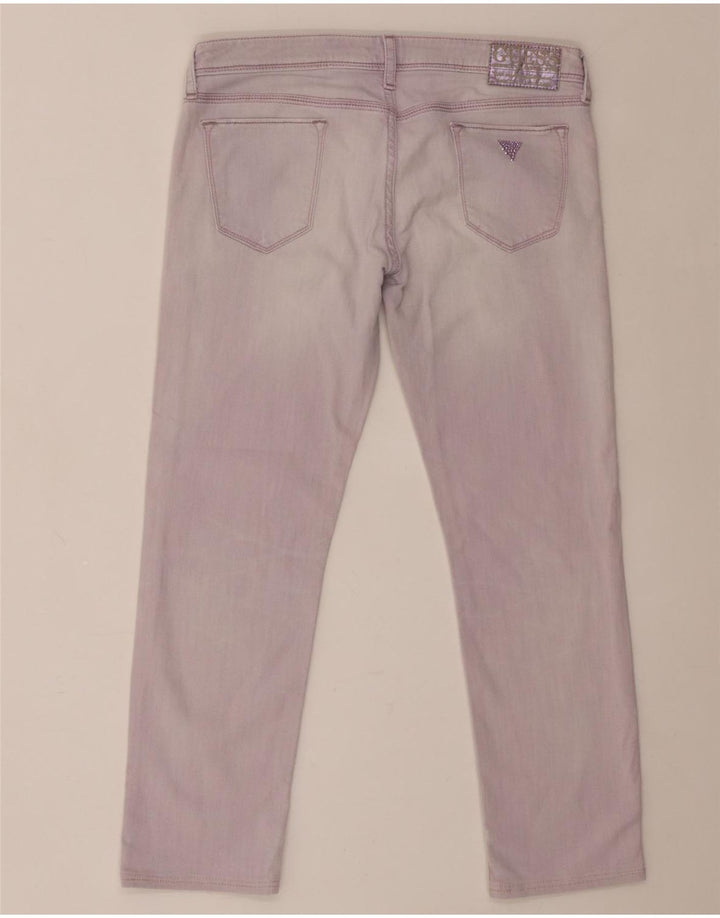 Guess Γυναικείο Slim Jeans W30 L26 Μωβ βαμβακερό