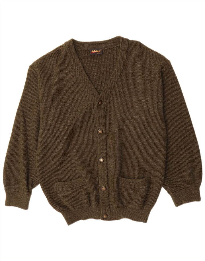 Ανδρική ζακέτα Vintage IT 50 Medium Khaki New Wool