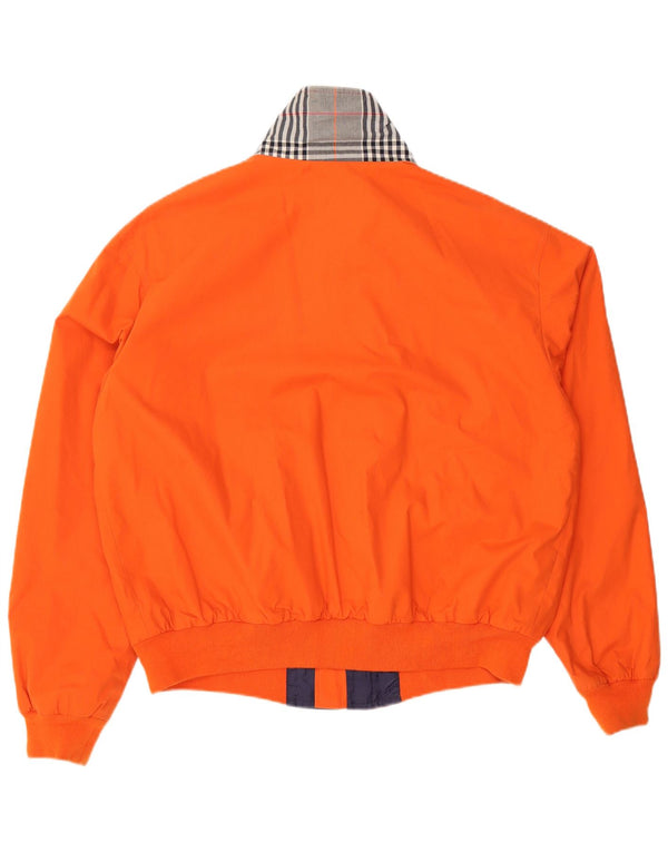 MACKINTOSH Ανδρικό Bomber Jacket UK 44 2XL Orange Check Cotton