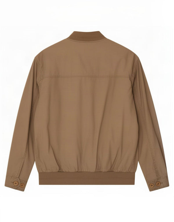 Vintage Ανδρικό Bomber Jacket IT 52 XL Beige Cotton